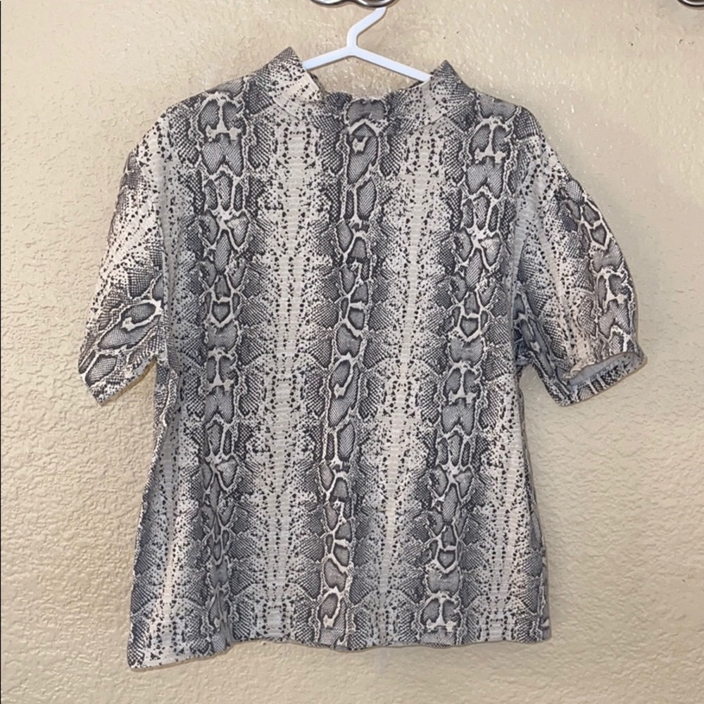 Adorable snack print smock top for Girl